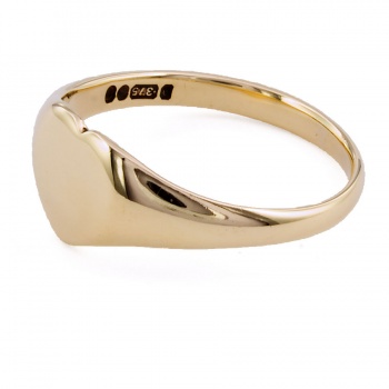 9ct gold 2.4g Signet Ring size P